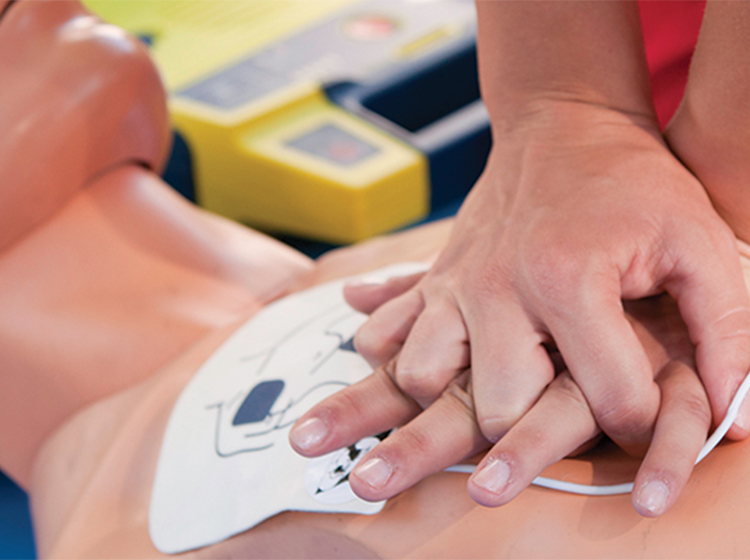 First Aid dummy receiving CPR